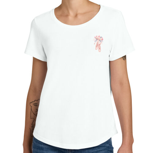 Allmade® Women’s Relaxed Tri-Blend Scoop Neck Tee Thumbnail
